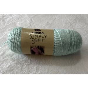 Caron Simply Soft Yarn Soft Green 6 oz. 315 yards